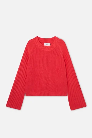 Discount Scuffers Berry Red Knit