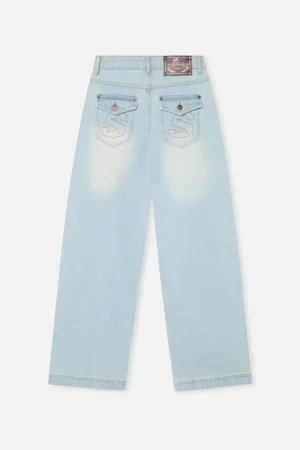 Fashion Scuffers Carrie Light Blue Pants