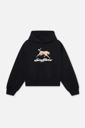 Sale Scuffers Cheetah Black Hoodie