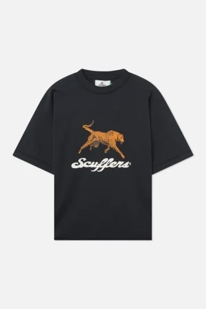 Hot Scuffers Cheetah Black T-shirt