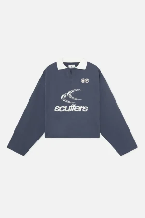 Fashion Scuffers Chester Blue Polo