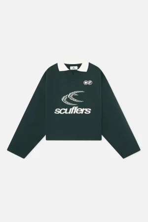 Discount Scuffers Chester Forest Green Polo