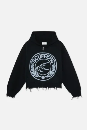 New Scuffers CLG Black Knit Zipper