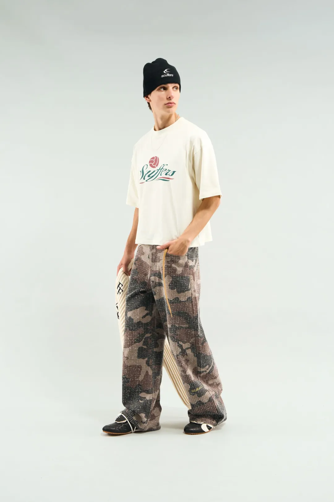 Discount Scuffers Club Ecru T-Shirt
