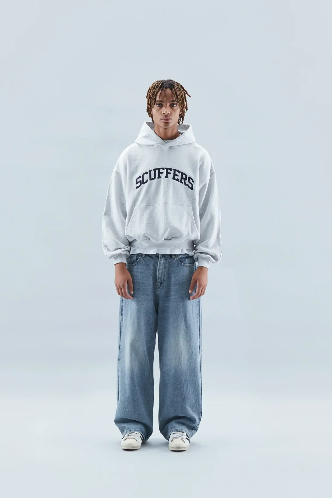 Fashion Scuffers College Grey Hoodie