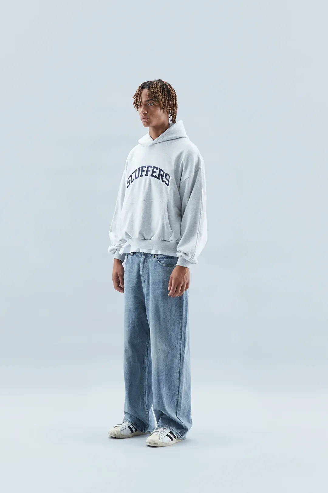 Fashion Scuffers College Grey Hoodie