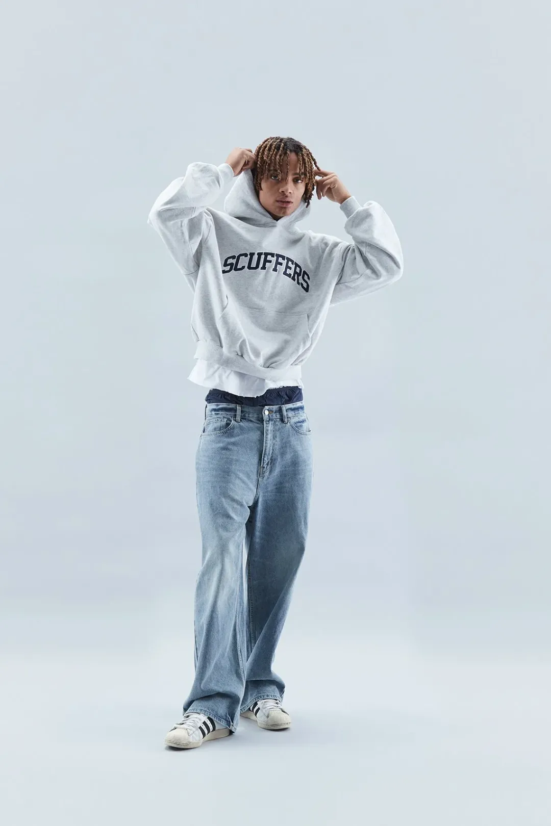 Fashion Scuffers College Grey Hoodie