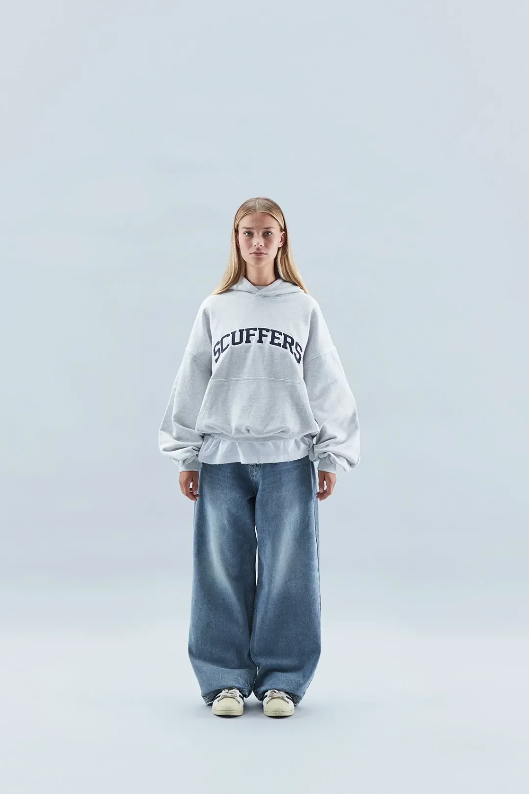 Fashion Scuffers College Grey Hoodie