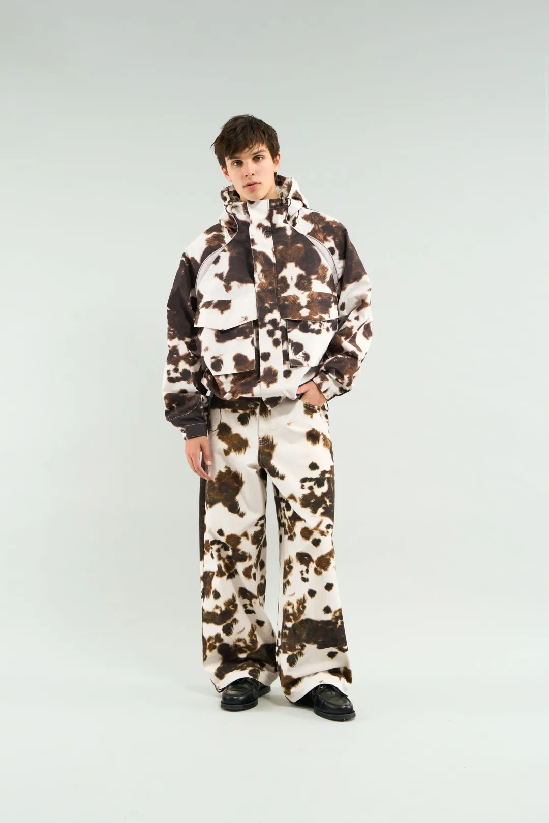 Fashion Scuffers Cow Windbreaker