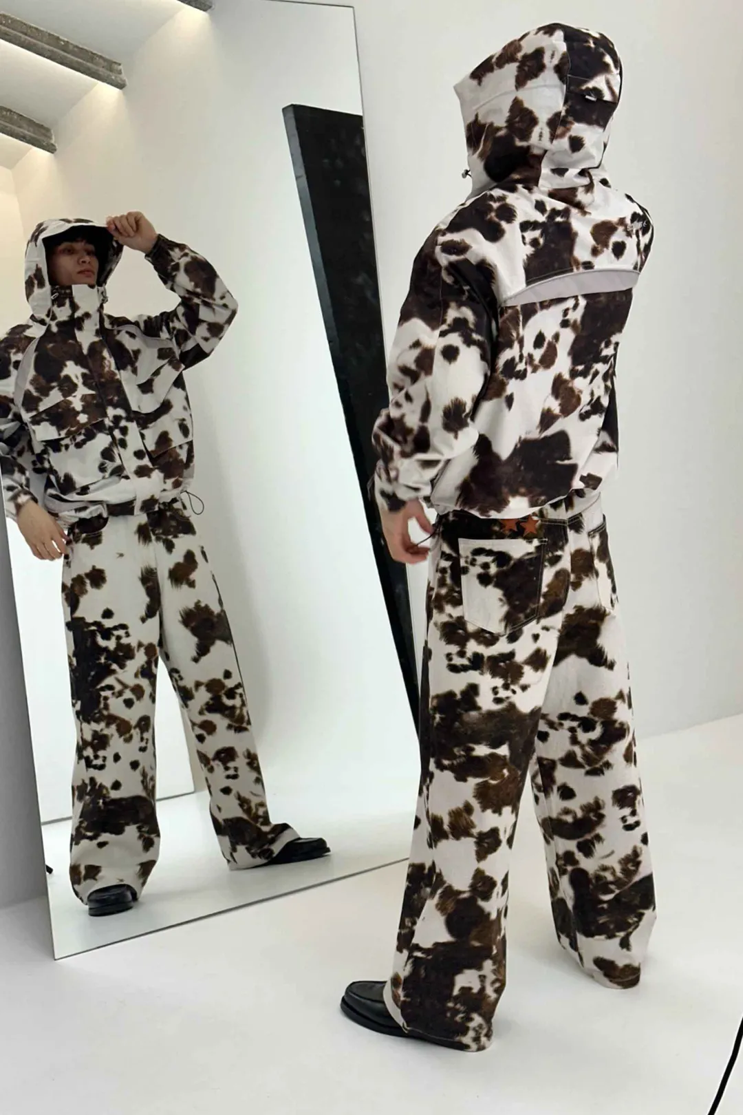 Fashion Scuffers Cow Windbreaker
