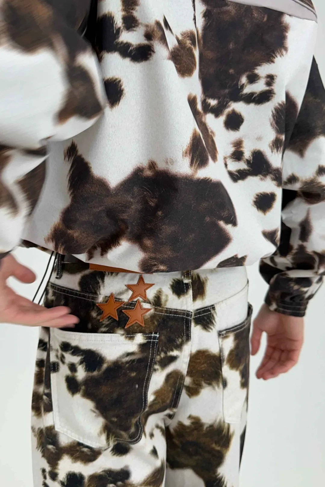 Fashion Scuffers Cow Windbreaker