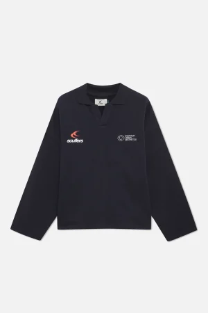Outlet Scuffers Double Polo Navy