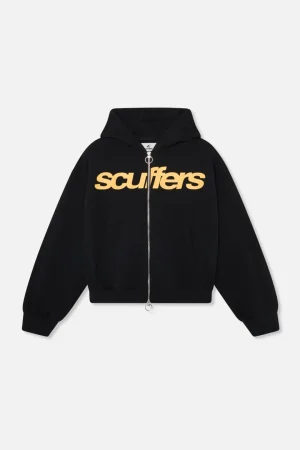 Outlet Scuffers Essential Black Zipper