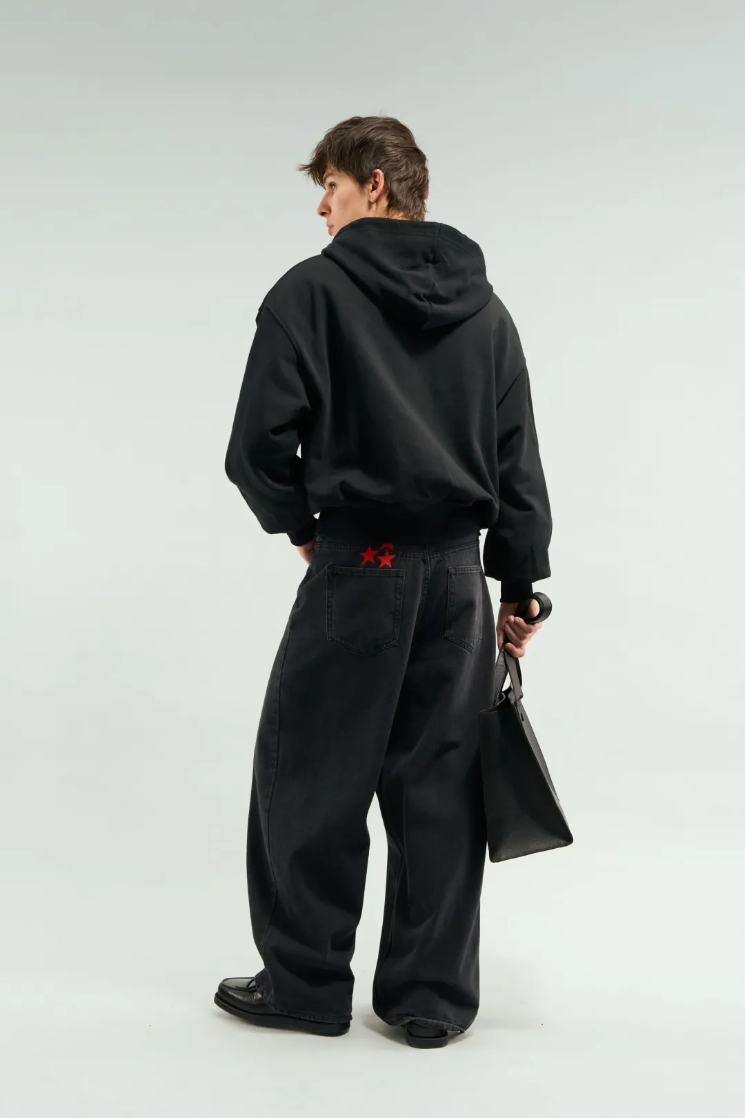 Outlet Scuffers Essential Black Zipper