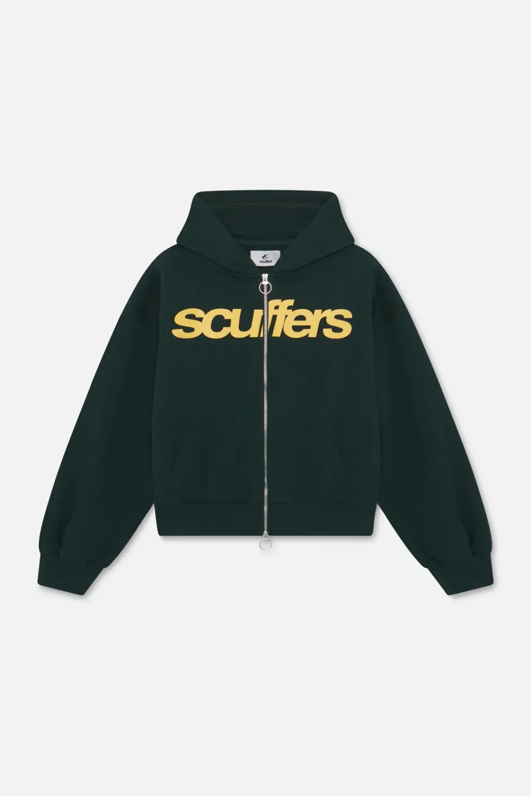 Fashion Scuffers Essential Green Zipper