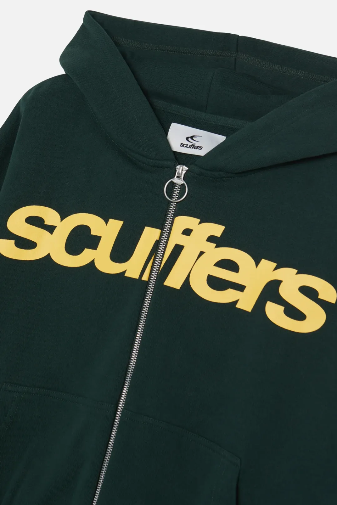 Fashion Scuffers Essential Green Zipper