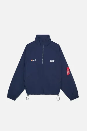 Discount Scuffers FW-7 Navy Windbreaker