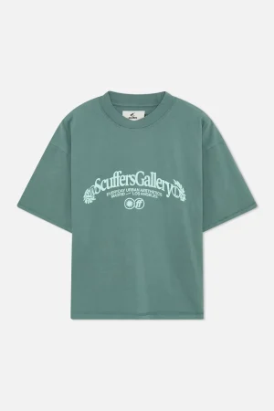 Online Scuffers Gallery Green T-Shirt
