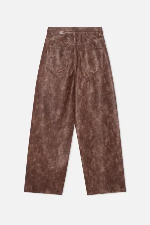 New Scuffers Leather Brown Jumbo Pants