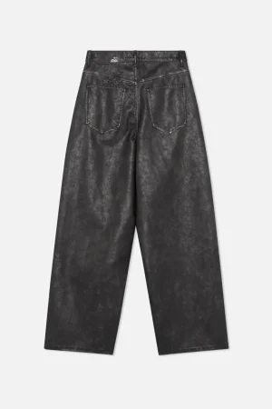 New Scuffers Leather Dark Jumbo Pants