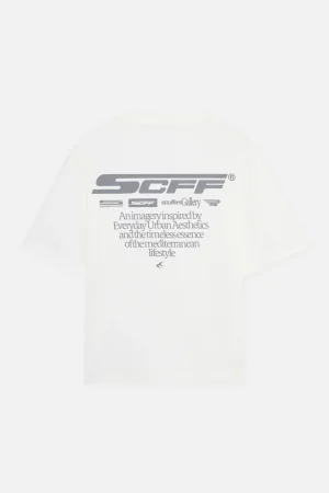 Outlet Scuffers Motor Studios Ecru T-Shirt