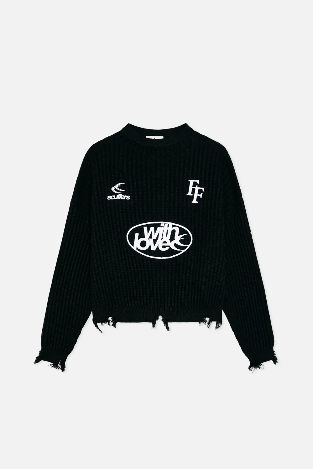 Clearance Scuffers Paris Black Jersey