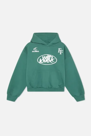 Clearance Scuffers Paris Green Hoodie