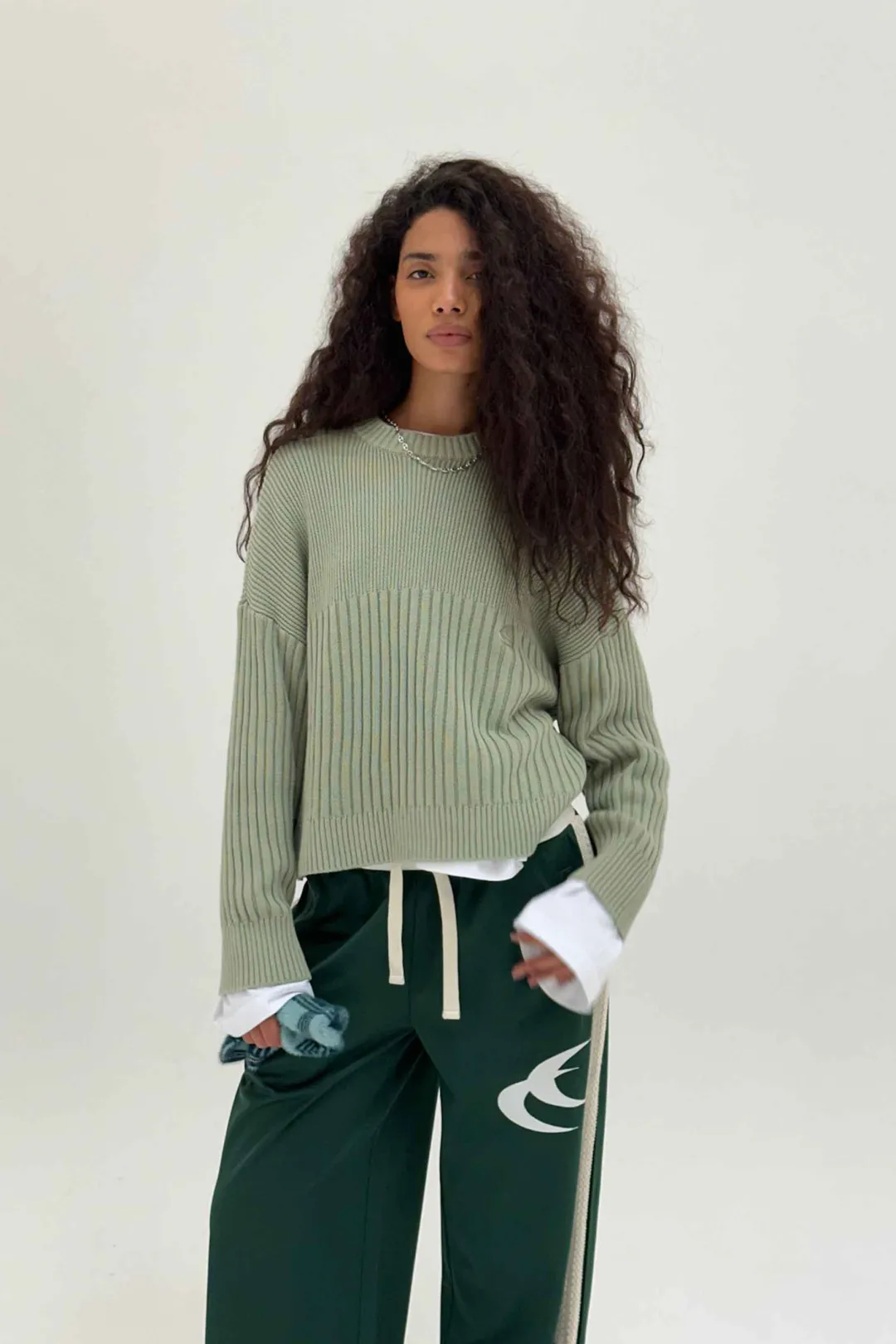 Outlet Scuffers Pin Green Knit