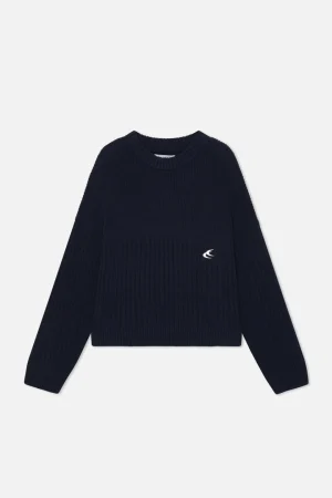 Discount Scuffers Pin Navy Knit