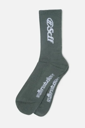 Clearance Scuffers Scff HD Green Socks