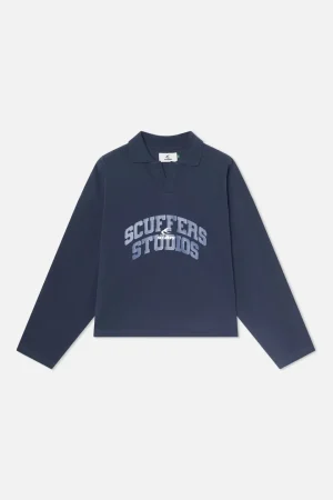 Hot Scuffers Semi Navy Polo