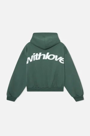 Online Scuffers Sign Green Hoodie
