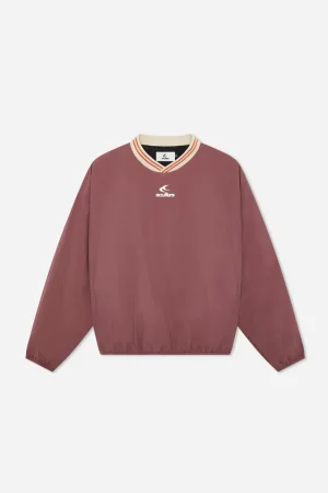 Clearance Scuffers Sports Tech Burgundy Crewneck
