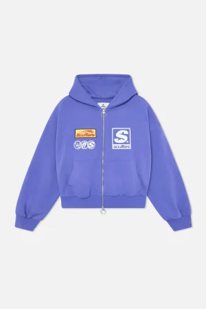 Online Scuffers Starnova Blue Zipper