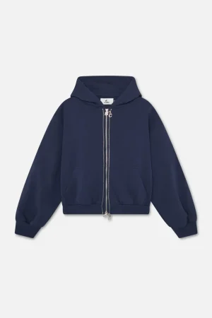 Fashion Scuffers Steel Navy Zipper
