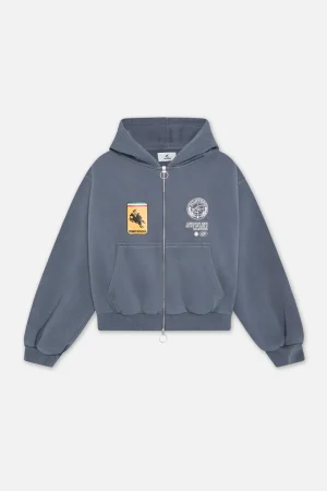 New Scuffers Stone Light Blue Zipper