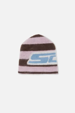 Hot Scuffers Stripes Mohair Beanie