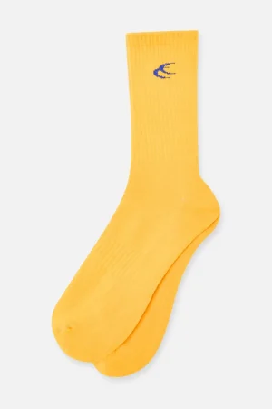 New Scuffers Yellow Print Socks