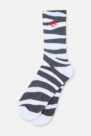 Clearance Scuffers Zebra Print Socks